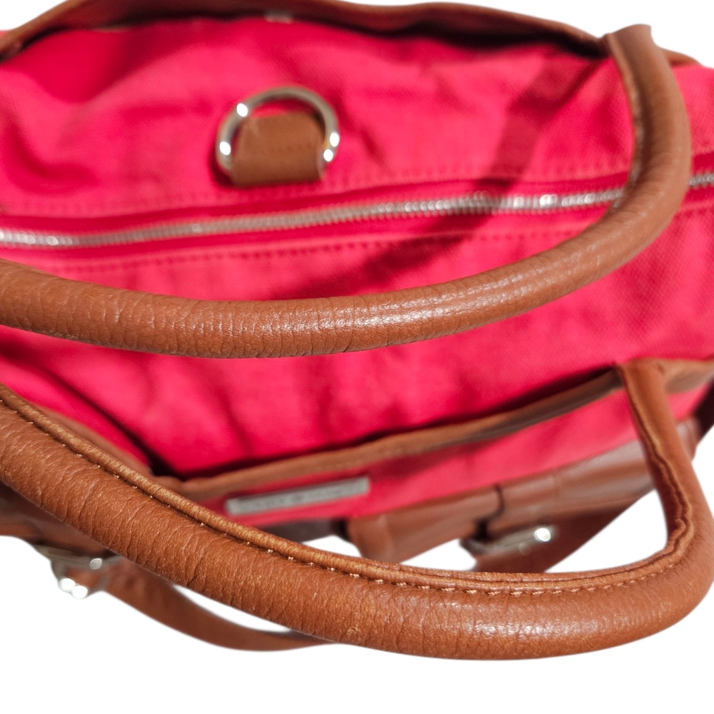 Lily Jade Canvas&Leather DiaperBag Crossbody Purse - Picture 4 of 15